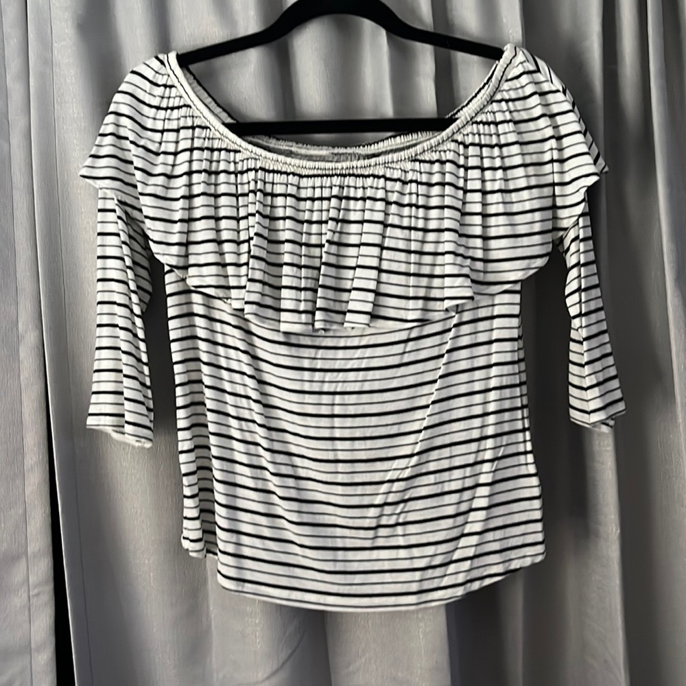 American eagle off the shoulder long sleeve
